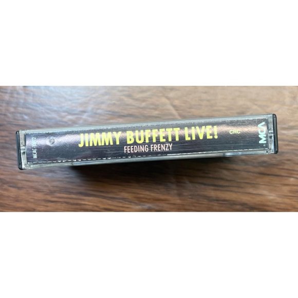 Jimmy Buffett Live! Feeding Frenzy Pop Cassette Tape 1990 - Picture 4 of 4